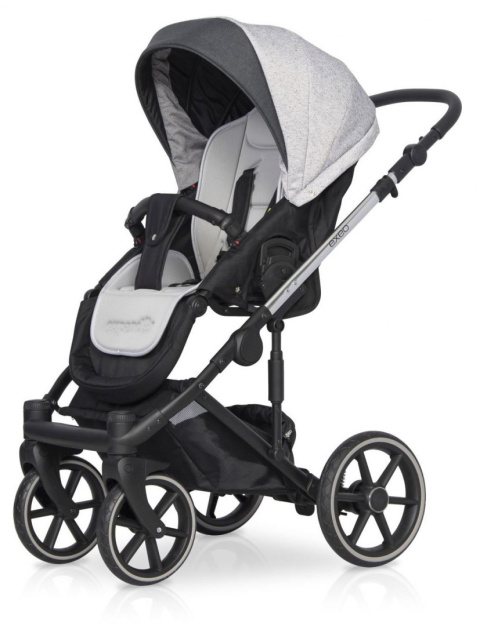EXEO Expander 2w1 Wózek głęboko-spacerowy - SILVER