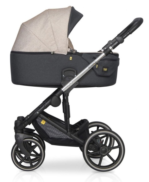 EXEO Expander 3w1 Wózek głęboko-spacerowy z fotelikiem Kite 0-13 kg - MOCCA