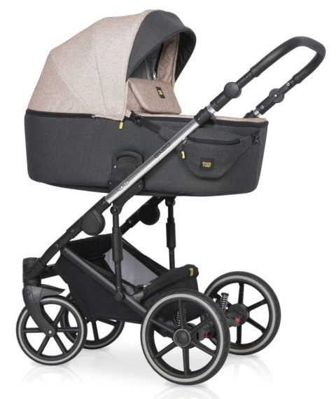 EXEO Expander 3w1 Wózek głęboko-spacerowy z fotelikiem Kite 0-13 kg - MOCCA