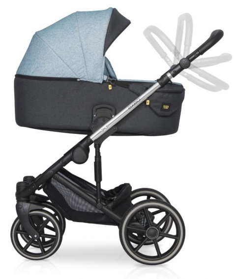 EXEO Expander 3w1 Wózek głęboko-spacerowy z fotelikiem Kite 0-13 kg - OCEAN