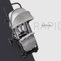 HAUK RAPID 4S PLUS TRIOSET Wózek wielofunkcyjny 3w1 - LUNAR/STONE