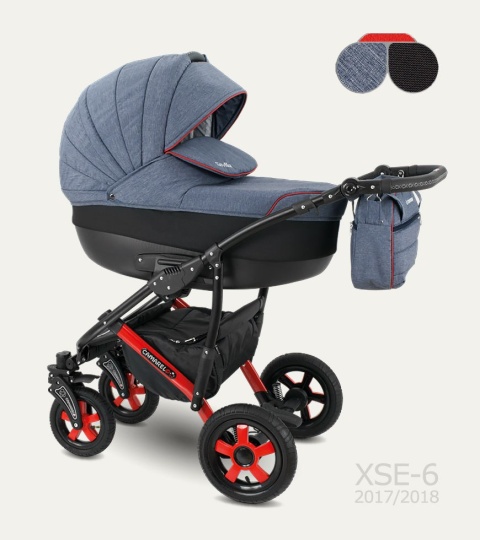 SEVILLA CAMARELO 3w1 - wózek wielofunkcyjny z fotelikiem Carlo 0m+ Polski Produkt