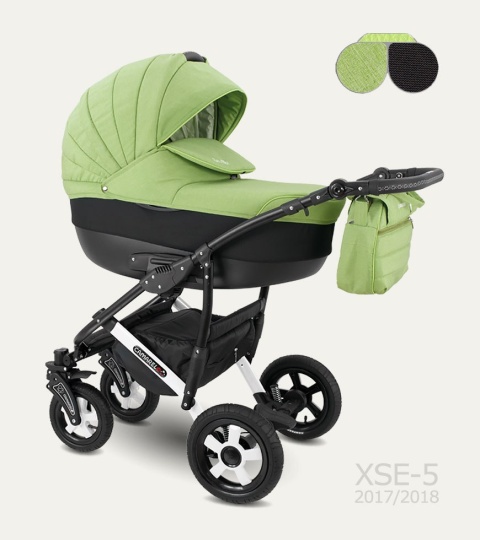 SEVILLA CAMARELO 3w1 - wózek wielofunkcyjny z fotelikiem Carlo 0m+ Polski Produkt