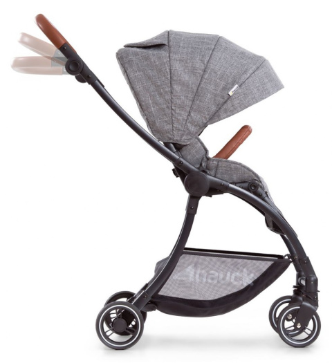 HAUCK EAGLE 4S Wózek spacerowy z przekładanym siedziskiem do 25 kg - MELANGE GREY