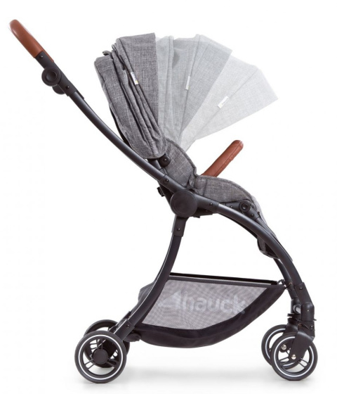 HAUCK EAGLE 4S Wózek spacerowy z przekładanym siedziskiem do 25 kg - MELANGE GREY