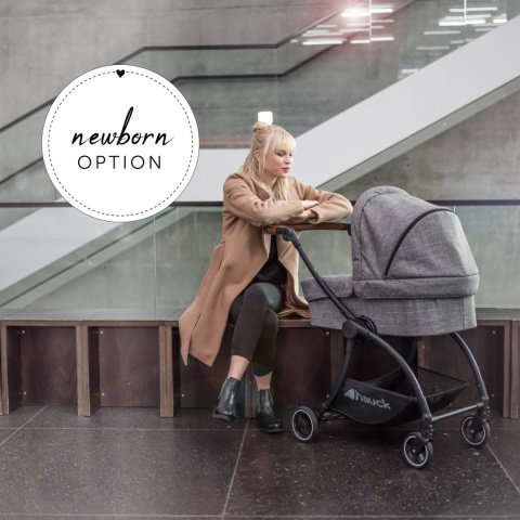 HAUCK EAGLE 4S Wózek spacerowy z przekładanym siedziskiem do 25 kg - MELANGE GREY