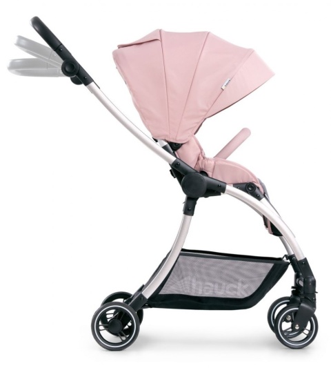HAUCK EAGLE 4S Wózek spacerowy z przekładanym siedziskiem do 25 kg - PINK/GREY