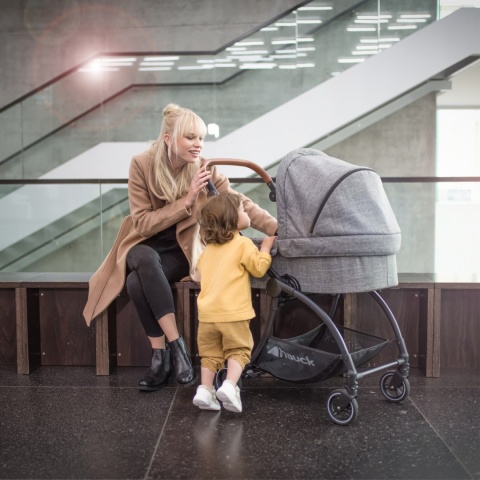 HAUCK Gondola do wózka EAGLE 4S - MELANGE GREY