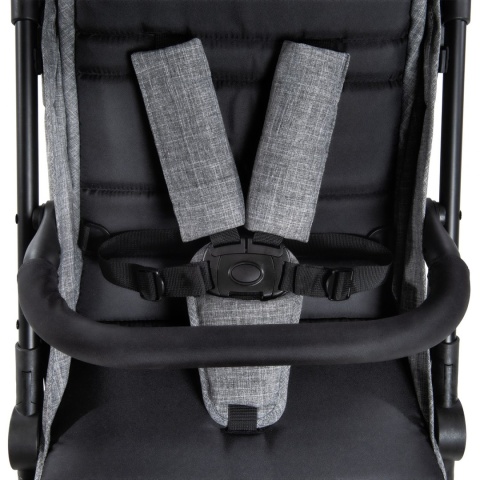 HAUCK SUNNY Kompaktowy wózek spacerowy do 25 kg - MELANGE GREY/BLACK