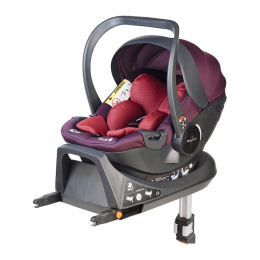 YORK I-Size BabySafe fotelik samochodowy z bazą isofix 0-13kg 0-15m - różow/fioletowy