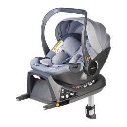 YORK I-Size BabySafe fotelik samochodowy z bazą isofix 0-13kg 0-15m - szary