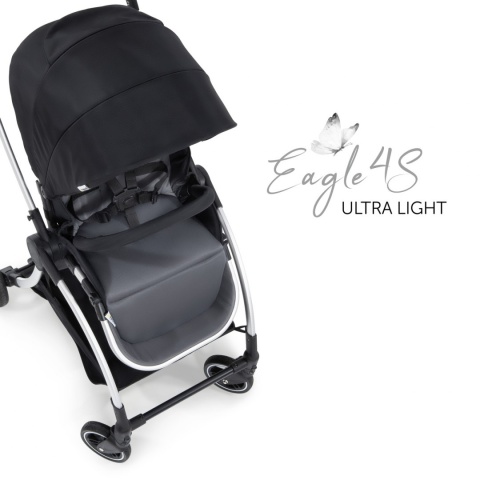 HAUCK EAGLE 4S DUOSET Wózek wielofunkcyjny 2w1 - BLACK/GREY