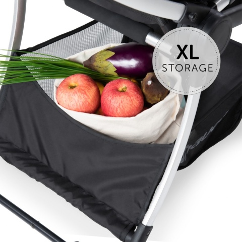 HAUCK EAGLE 4S DUOSET Wózek wielofunkcyjny 2w1 - BLACK/GREY