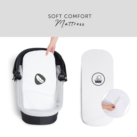 HAUCK EAGLE 4S DUOSET Wózek wielofunkcyjny 2w1 - BLACK/GREY