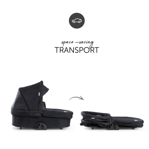 HAUCK EAGLE 4S DUOSET Wózek wielofunkcyjny 2w1 - BLACK/GREY