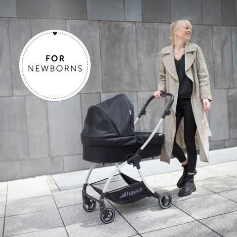 HAUCK EAGLE 4S DUOSET Wózek wielofunkcyjny 2w1 - BLACK/GREY