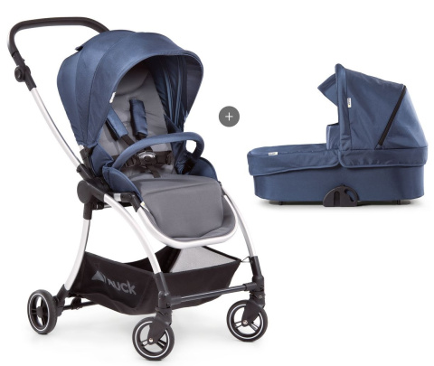 HAUCK EAGLE 4S DUOSET Wózek wielofunkcyjny 2w1 - DENIM/GREY