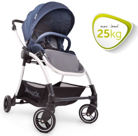 HAUCK EAGLE 4S DUOSET Wózek wielofunkcyjny 2w1 - DENIM/GREY