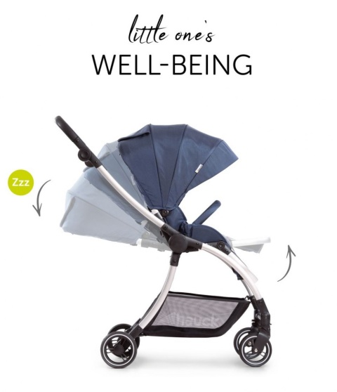 HAUCK EAGLE 4S DUOSET Wózek wielofunkcyjny 2w1 - DENIM/GREY