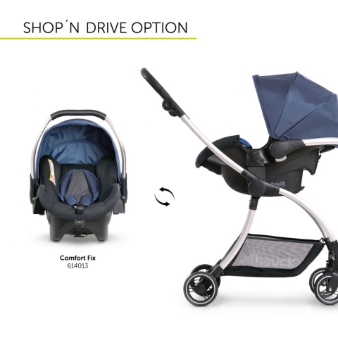 HAUCK EAGLE 4S DUOSET Wózek wielofunkcyjny 2w1 - DENIM/GREY