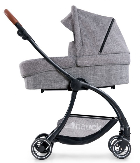 HAUCK EAGLE 4S DUOSET Wózek wielofunkcyjny 2w1 - MELANGE GREY