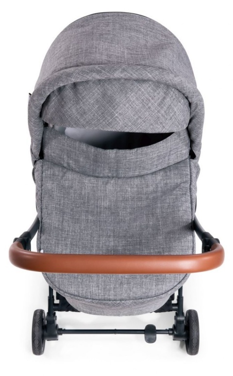 HAUCK EAGLE 4S DUOSET Wózek wielofunkcyjny 2w1 - MELANGE GREY
