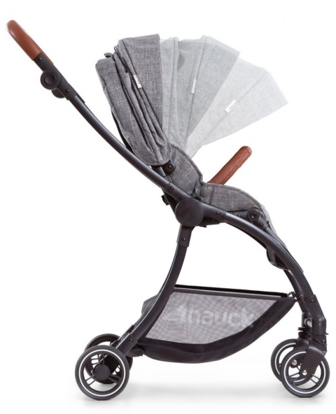 HAUCK EAGLE 4S DUOSET Wózek wielofunkcyjny 2w1 - MELANGE GREY