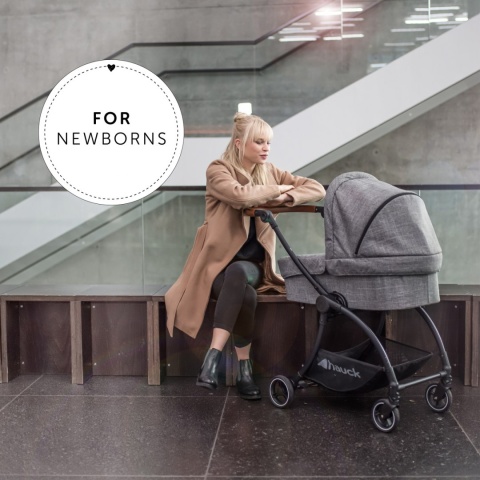 HAUCK EAGLE 4S DUOSET Wózek wielofunkcyjny 2w1 - MELANGE GREY