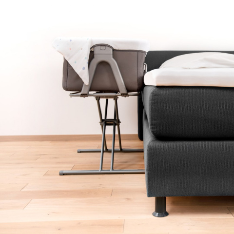 HAUCK FACE TO ME Łóżeczko dostawne - GREY