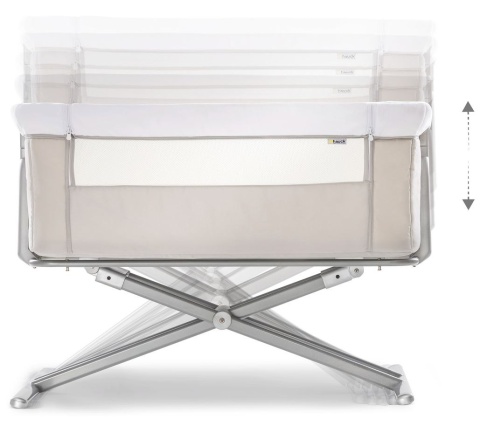 HAUCK FACE TO ME Łóżeczko dostawne - GREY