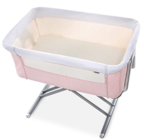 HAUCK FACE TO ME Łóżeczko dostawne - PINK