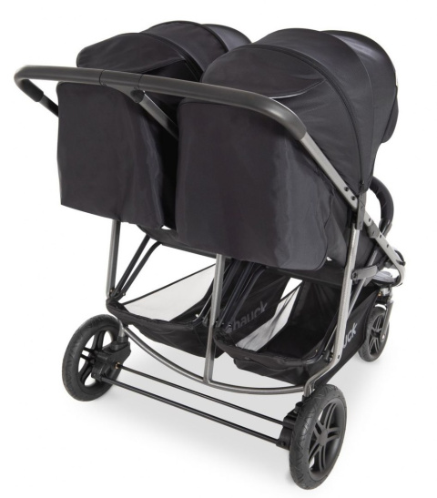 HAUCK RAPID 3R DUO Podwójny wielofunkcyjny wózek spacerowy - SILVER/CHARCOAL