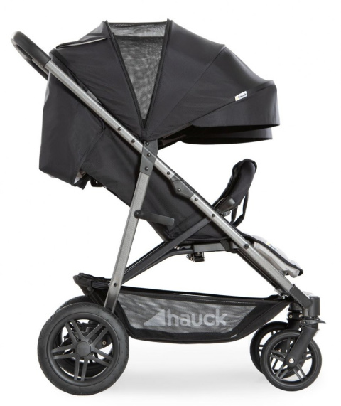 HAUCK RAPID 3R DUO Podwójny wielofunkcyjny wózek spacerowy - SILVER/CHARCOAL
