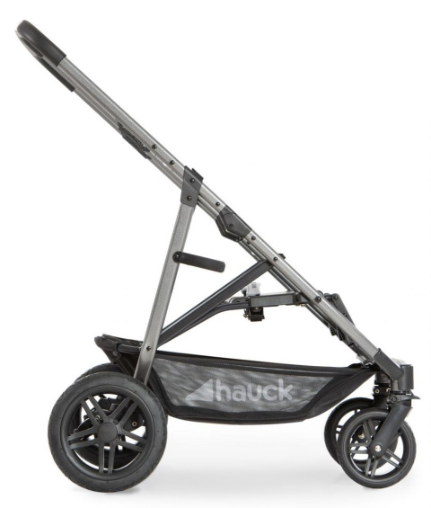 HAUCK RAPID 3R DUO Podwójny wielofunkcyjny wózek spacerowy - SILVER/CHARCOAL