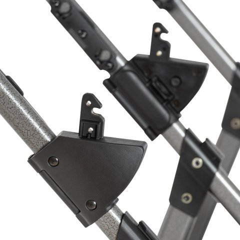 HAUCK RAPID 3R DUO Podwójny wielofunkcyjny wózek spacerowy - SILVER/CHARCOAL