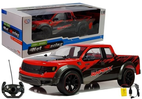 Auto Zdalnie Sterowane Pick Up 1:10 Czerwone R/C