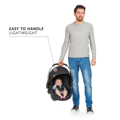 HAUCK COMFORT FIX Fotelik samochodowy 0-13 kg - BLACK/BLACK