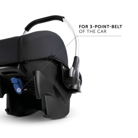 HAUCK COMFORT FIX Fotelik samochodowy 0-13 kg - BLACK/BLACK