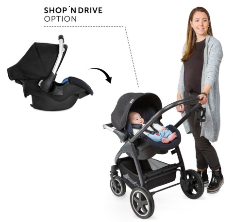 HAUCK COMFORT FIX Fotelik samochodowy 0-13 kg - BLACK/BLACK