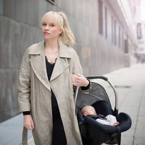 HAUCK COMFORT FIX Fotelik samochodowy 0-13 kg - BLACK/BLACK