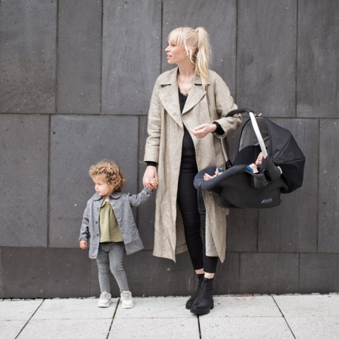 HAUCK COMFORT FIX Fotelik samochodowy 0-13 kg - BLACK/BLACK