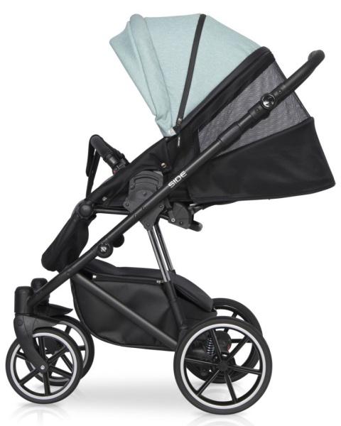 RIKO SIDE 2w1 Wózek głęboko-spacerowy - GREY FOX