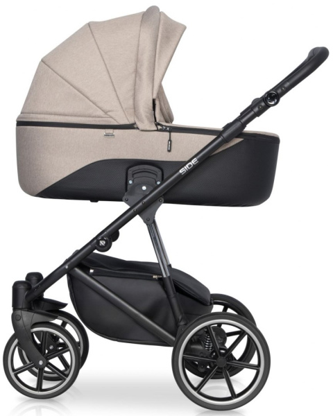 RIKO SIDE 2w1 Wózek głęboko-spacerowy - NUGAT