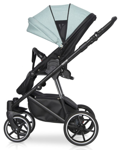 RIKO SIDE 2w1 Wózek głęboko-spacerowy - NUGAT