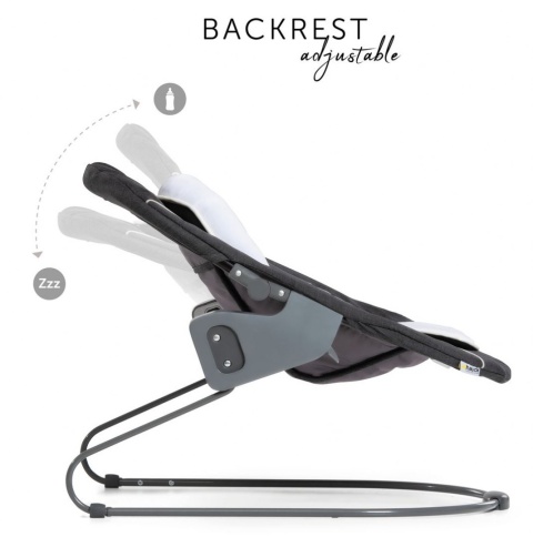 HAUCK ALPHA BOUNCER DELUXE leżaczek z możliwością montażu na krzesełkach Alpha+ i Beta+ MELANGE GREY