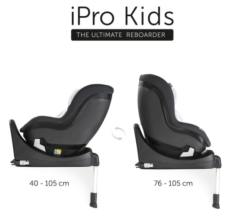 HAUCK iPro KIDS fotelik samochodowy i-Size 0-18 kg - CAVIAR