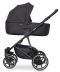 RIKO SIDE 3w1 Wózek głęboko-spacerowy z fotelikiem Kite 0-13 kg - ANTHRACITE