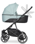 RIKO SIDE 3w1 Wózek głęboko-spacerowy z fotelikiem Kite 0-13 kg - ANTHRACITE