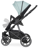 RIKO SIDE 3w1 Wózek głęboko-spacerowy z fotelikiem Kite 0-13 kg - ANTHRACITE