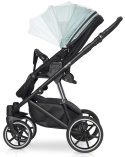 RIKO SIDE 3w1 Wózek głęboko-spacerowy z fotelikiem Kite 0-13 kg - ANTHRACITE